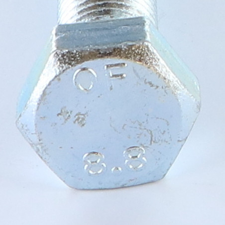 1 x Machine Screw Hexagonal Head M12X50 Class 8.8 Zinc Plated