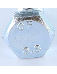 Machine Screw Hexagonal Head M14X30 Class 8.8 Yellow Zinc 2