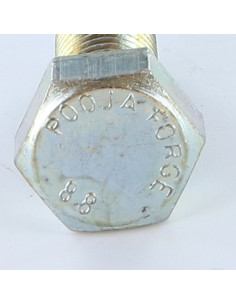 Machine Screw Hexagonal Head M12X25 Class 8.8 Zinc Plated 2