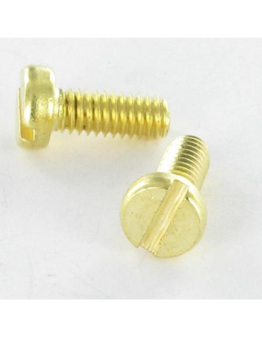 1 x Machine Screw Brass Pan Head Slotted M5X20