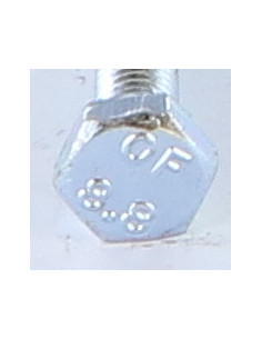 Machine Screw Hexagonal Head M10X80 Class 8.8 Zinc Plated 2