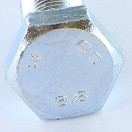 1 x Machine Screw Hexagonal Head M24X40 Class 8.8 Zinc Plated