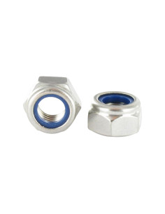 Nut Lock M16 Fine Thread Pitch 150 Stainless Steel A2