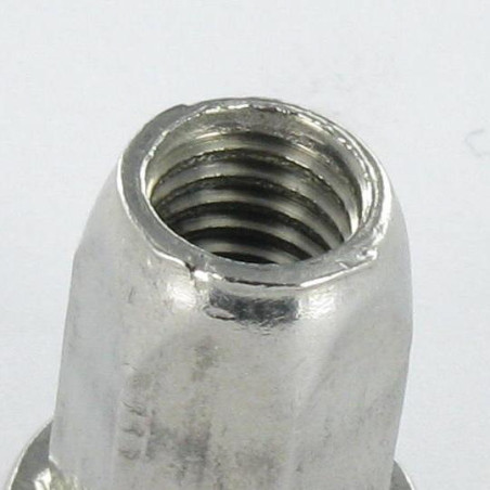 1 x Rivet nut Stainless Steel Flat Head Hexagonal M4X11 INPTH 20
