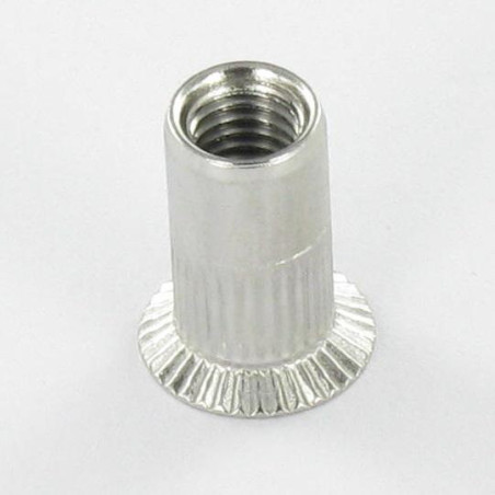 1 x Rivet nut Countersunk Head With Serration M8X19 INFC 45 Stainless Steel A2