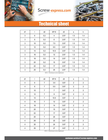 1 x Solid Rivet Countersunk Head Stainless...