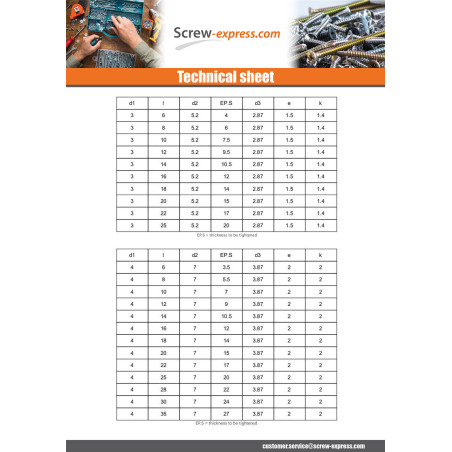 1 x Solid Rivet Countersunk Head Stainless Steel A2 6X10