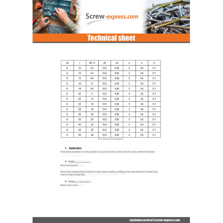 1 x Solid Rivet Round Head Stainless Steel A2 3X14