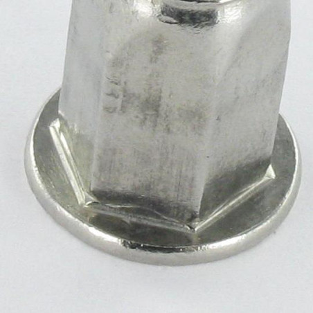 1 x Rivet nut Stainless Steel Flat Head Hexagonal M5X14 INPTH 30