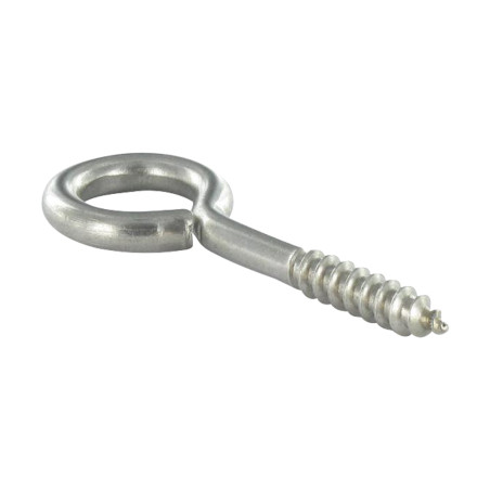 1 x Piton Wood 4X30 Total Lengh 48 Eye 8 Stainless Steel A2