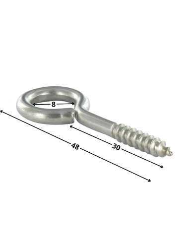 1 x Piton Wood 4X30 Total Lengh 48 Eye 8...