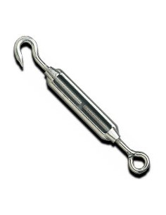 Turnbuckle Hook Eye 8X110 Eye 11 Zinc Plated