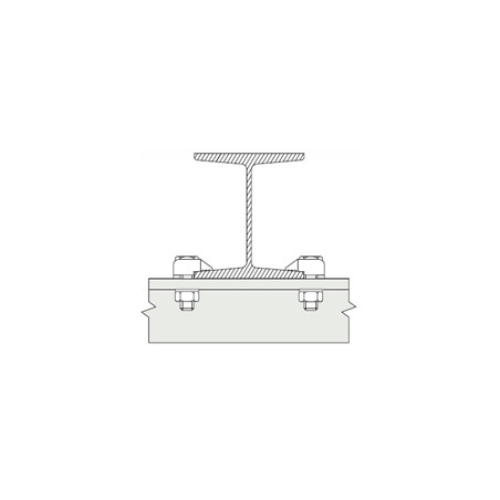 1 x TOAD LINDAPTER Type For long M10 Hot Dip Galvanized