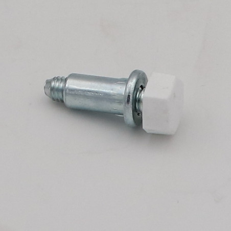 1 x Screw Jack Adjustment PREMONTE +CT White 6X30 Zinc Plated