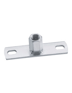 Fastening plate With Nut Hexagon M8/M10 Zinc Plated