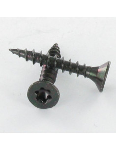 Chipboard Screw Countersunk Head T20 4X35 Black Zinc Plated