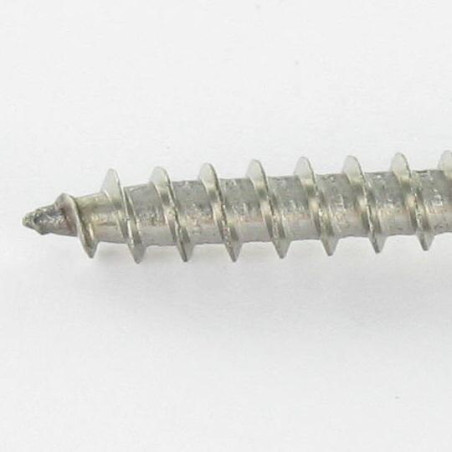 1 x Chipboard Screw Countersunk Head Pozi PZ2 4.5X25 Full Thread Stainless Steel A4