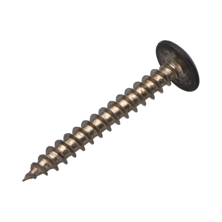 1 x Screw Truss 5X40 Full Thread T20 Zinc Plated Ral7015/Slate Grey