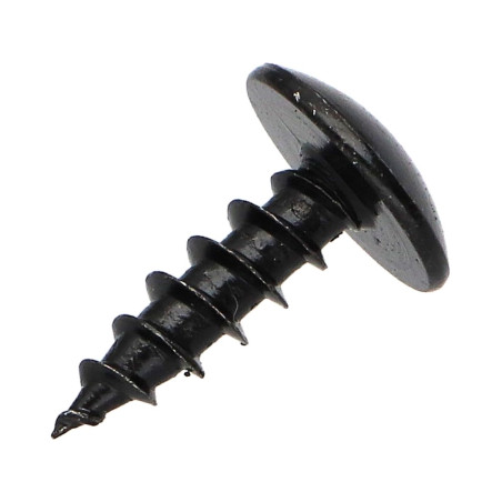 1 x Screw Truss 6X25 Full Thread T30 Black Zinc Plated