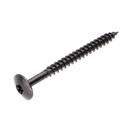 1 x Screw Truss 6X70 Partial Thread T30 Black Zinc Plated