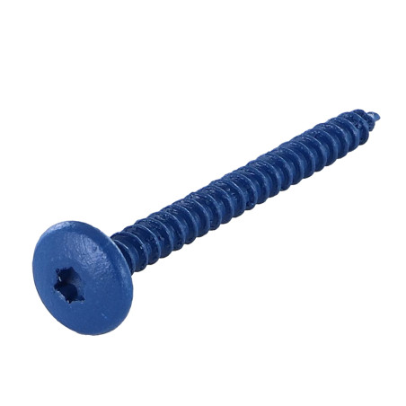 1 x Screw Truss 4.5X50 Full Thread T20 Zinc Plated LAQ RAL5010