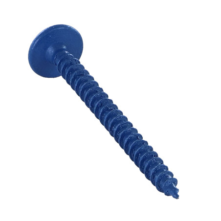 1 x Screw Truss 4.5X50 Full Thread T20 Zinc Plated LAQ RAL5010