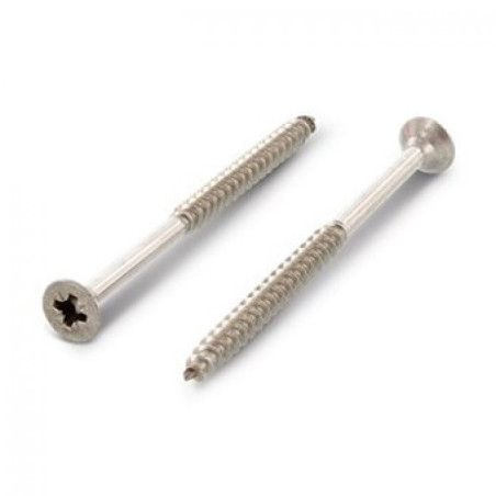 1 x Savis Chipsboard Screw Countersunk Head Pozi 2 4.5X100 Partial Thread Stainless Steel A4