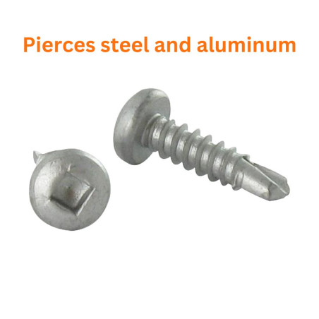 1 x Self Drilling Pan Head Square 4.2X16 Stainless Steel Aisi 410