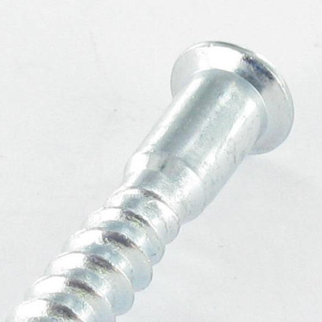 1 x Self Drilling Screw Confirmat Countersunk Head Pozi PZ2 5X40 SS With Serration Zinc Plated