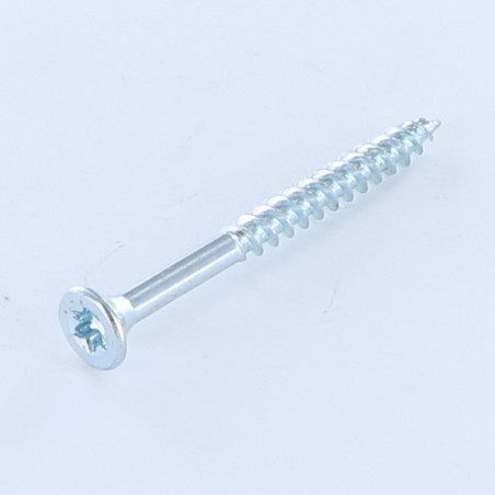 1 x Savis Chipsboard Screw Countersunk Head T40 8X100 Thread Length: 60 Zinc Plated