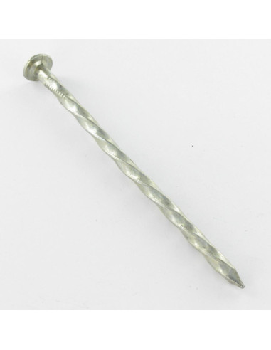 1 x Kg of nails Twisted Zinc Plated 5X140