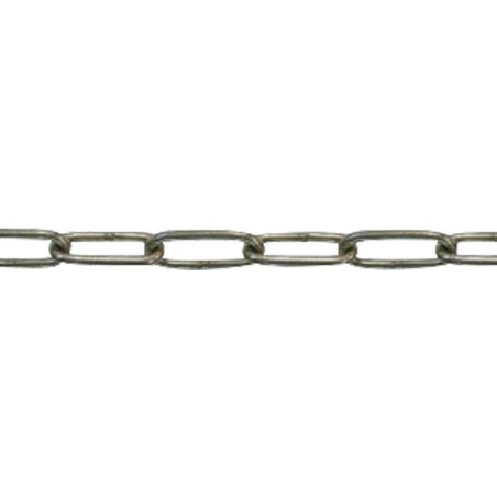 1 x M Chain to MAIL long Diameter 6 Stainless Steel A4 (Sold By Meter)