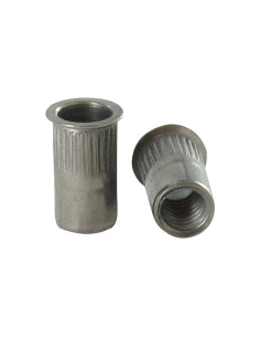 Rivet Nuts Hexagonal M5 7X12 Zinc Plated