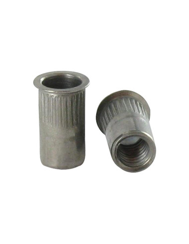 1 x Rivet Nuts Hexagonal M5 7X12 Zinc Plated
