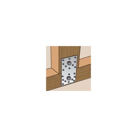 1 x Mounting plate D ASSEMBLY Sendzimir 54X130 Round Head 10