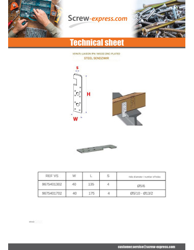 1 x Anchor IPN Wood Sendzimir 40X135