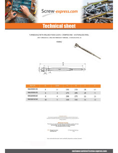 Jaw Turnbuckle One End Threaded Terminal Stainless Steel... 2
