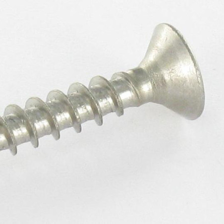 1 x Chipboard Screw Countersunk Head Pozi N°1 3X45 Full Thread Stainless Steel A4 micro screw