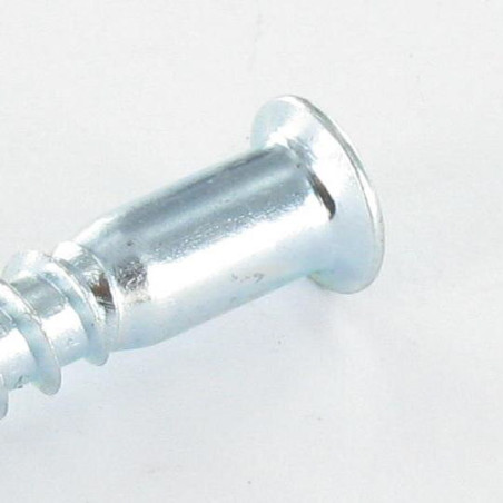 1 x Self Drilling Screw Confirmat Countersunk Head Hexagon Recess 7X40 With Serration Zinc Plated