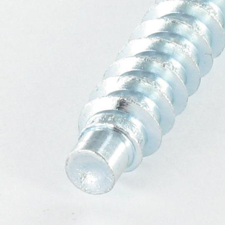 1 x Self Drilling Screw Confirmat Countersunk Head Hexagon Recess 7X50 Chipboard Thread With Serration Zinc Plated For