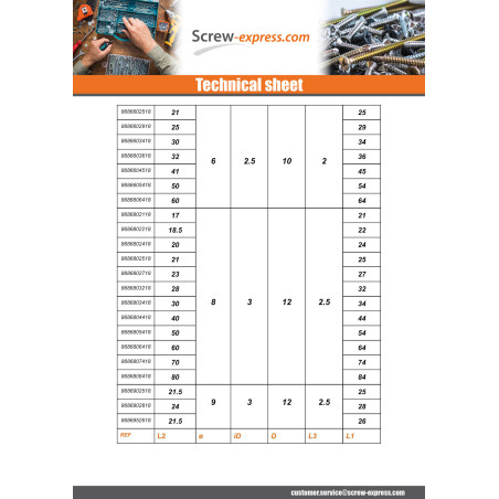 1 x Pin Flat Head 6X15 With Hole 2.5 Stainless Steel A4