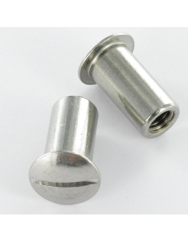 1 x Screw WINDOW Pan Head Slotted M4/14 6X16...