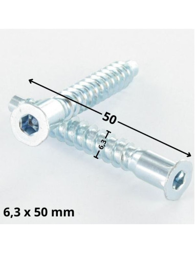 1 x Self Drilling Screw Confirmat Countersunk...