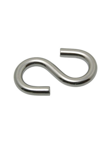1 x S-Hook 4X40 Stainless Steel A4