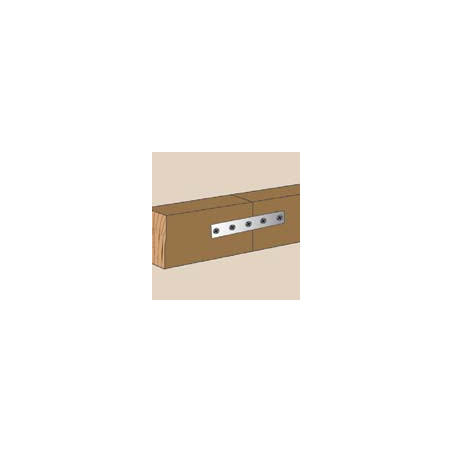 1 x Mounting plate Of CONNECTION NARROW Zinc Plated 16X100