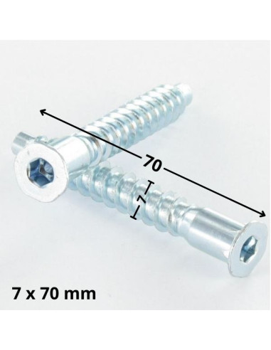 1 x Self Drilling Screw Confirmat Countersunk...