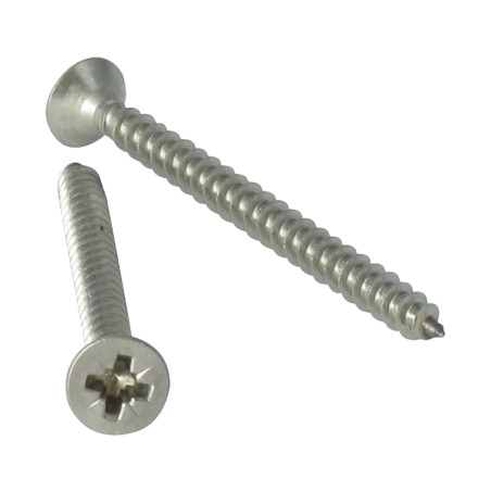 1 x Savis Chipsboard Screw Countersunk Head Pozi 2 5X30 Full Thread Stainless Steel A4