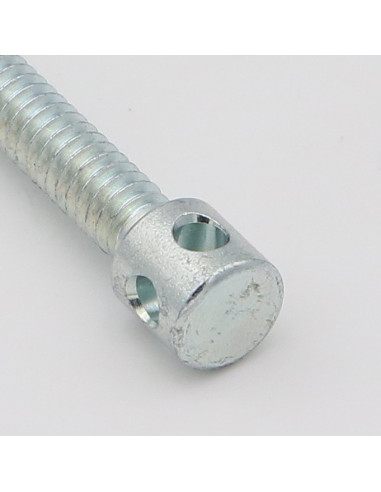 1 x Furniture Screw Zinc Plated M7X45 Head 4 Holes