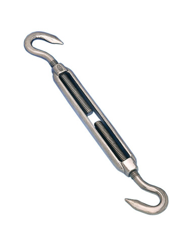 1 x Hook And Hook Turnbuckle 8X110 Zinc Plated