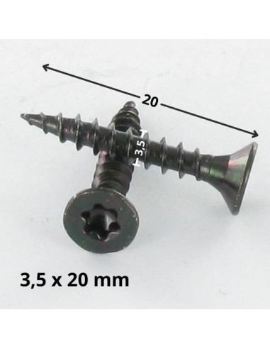 1 x Chipboard Screw Countersunk Head T15 3.5X20...